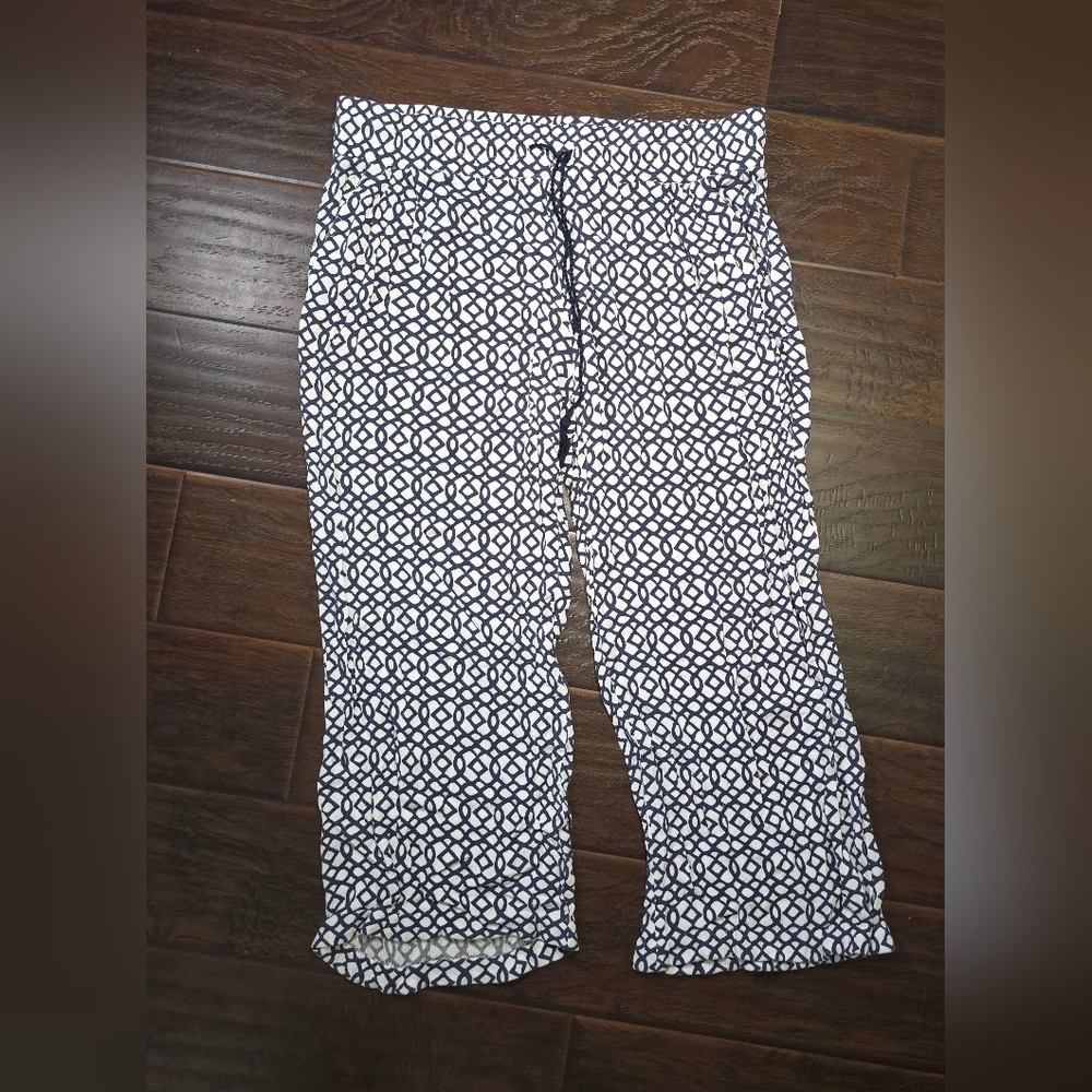 New Directions Womens Straight Leg Stretchy Geo Print Pull On Pants XL